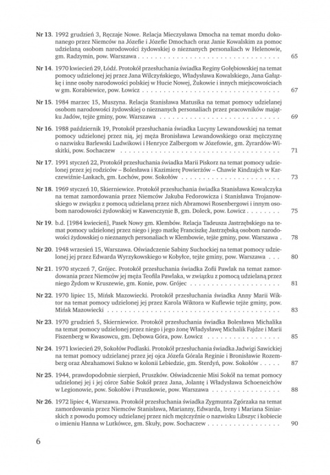 Relacje o pomocy udzielanej Żydom przez Polaków w latach 1939–1945. Tom 1. Dystrykt warszawski Generalnego Gubernatorstwa Relacje o pomocy udzielanej Żydom przez Polaków w latach 1939–1945. Tom 1. Dystrykt warszawski Generalnego Gubernatorstwa