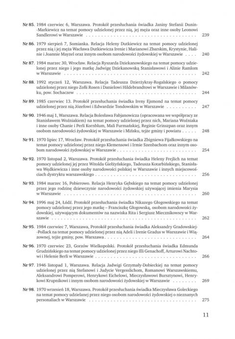 Relacje o pomocy udzielanej Żydom przez Polaków w latach 1939–1945. Tom 1. Dystrykt warszawski Generalnego Gubernatorstwa Relacje o pomocy udzielanej Żydom przez Polaków w latach 1939–1945. Tom 1. Dystrykt warszawski Generalnego Gubernatorstwa
