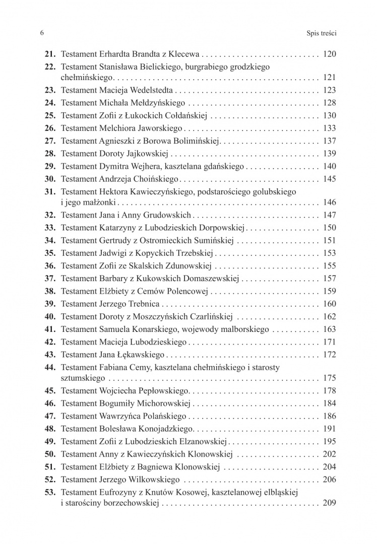 Testamenty szlachty Prus Królewskich z XVII wieku Testamenty szlachty Prus Królewskich z XVII wieku