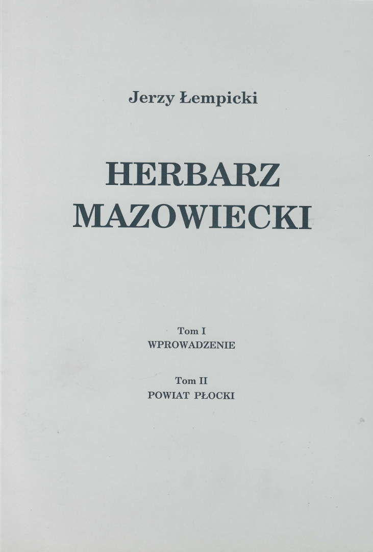 Herbarz Mazowiecki Tomy I -III kpl. Herbarz Mazowiecki Tomy I -III kpl.