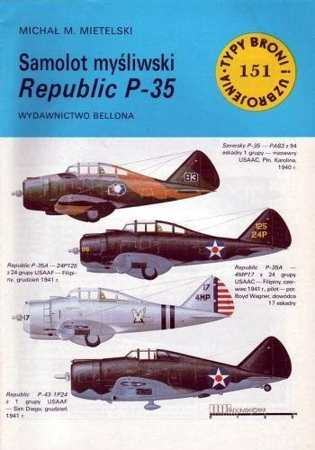 Samolot myśliwski Republic P-35 Samolot myśliwski Republic P-35