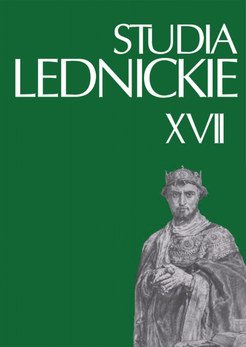 Studia Lednickie XVII Studia Lednickie XVII