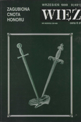 Więź, nr 9 (491), wrzesień 1999. Zagubiona cnota honoru