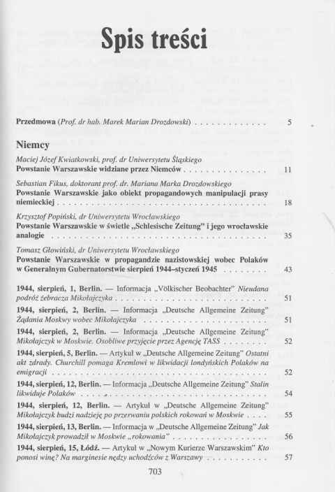 Międzynarodowe aspekty Powstania Warszawskiego 1944 roku Międzynarodowe aspekty Powstania Warszawskiego 1944 roku