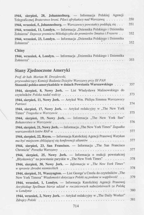 Międzynarodowe aspekty Powstania Warszawskiego 1944 roku Międzynarodowe aspekty Powstania Warszawskiego 1944 roku