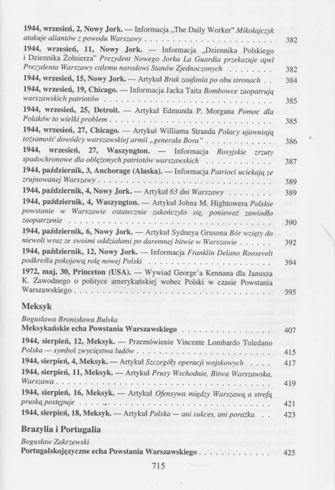 Międzynarodowe aspekty Powstania Warszawskiego 1944 roku Międzynarodowe aspekty Powstania Warszawskiego 1944 roku