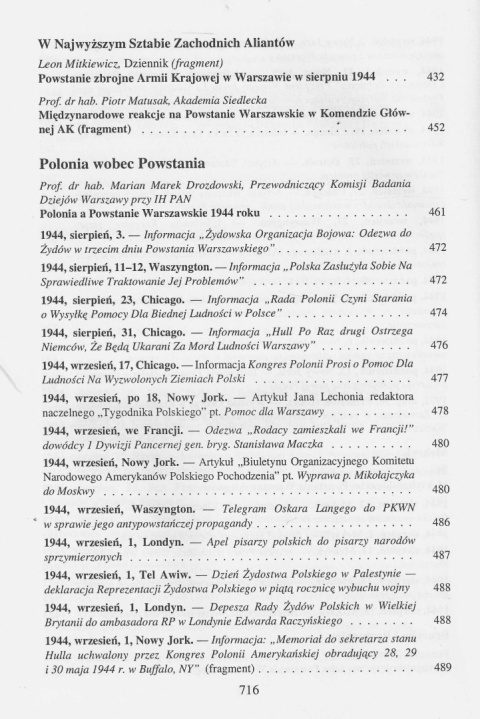 Międzynarodowe aspekty Powstania Warszawskiego 1944 roku Międzynarodowe aspekty Powstania Warszawskiego 1944 roku