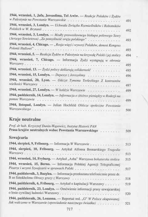 Międzynarodowe aspekty Powstania Warszawskiego 1944 roku Międzynarodowe aspekty Powstania Warszawskiego 1944 roku
