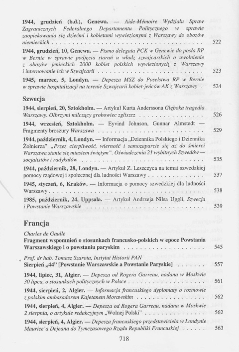 Międzynarodowe aspekty Powstania Warszawskiego 1944 roku Międzynarodowe aspekty Powstania Warszawskiego 1944 roku