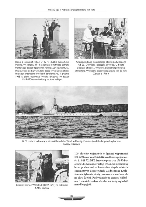 U-Booty typu II. Podwodne drapieżniki Hitlera 1935-1945 U-Booty typu II. Podwodne drapieżniki Hitlera 1935-1945