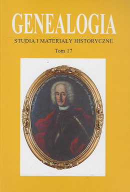 Genealogia. Studia i materiały historyczne, tom 17