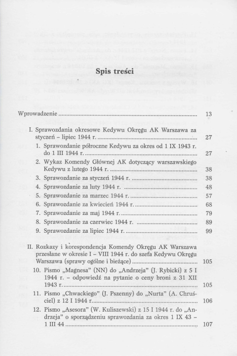 Kedyw Okręgu Warszawa Armii Krajowej. Dokumenty - rok 1944 Kedyw Okręgu Warszawa Armii Krajowej. Dokumenty - rok 1944
