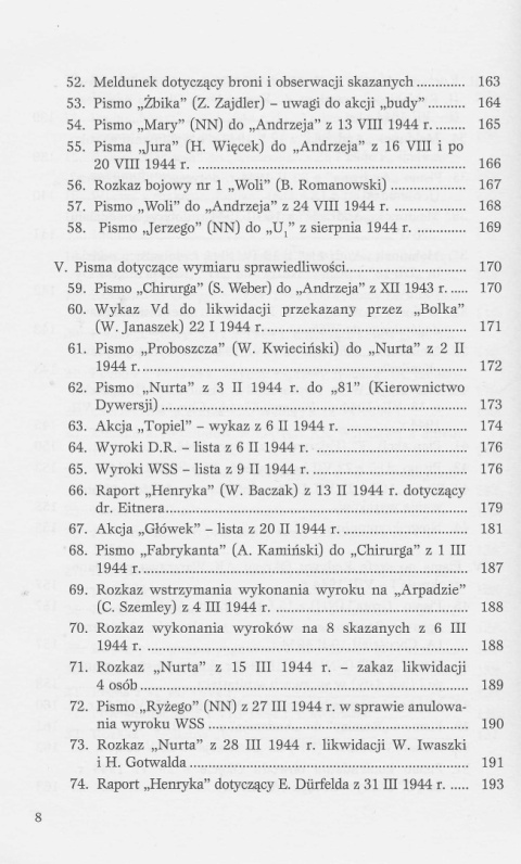 Kedyw Okręgu Warszawa Armii Krajowej. Dokumenty - rok 1944 Kedyw Okręgu Warszawa Armii Krajowej. Dokumenty - rok 1944