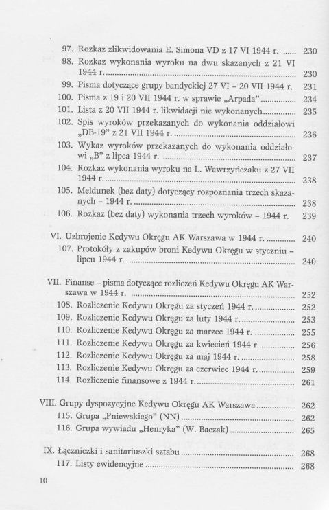 Kedyw Okręgu Warszawa Armii Krajowej. Dokumenty - rok 1944 Kedyw Okręgu Warszawa Armii Krajowej. Dokumenty - rok 1944