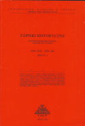 Zapiski historyczne poświęcone historii Pomorza i krajów bałtyckich, tom LXXI, rok 2006, zeszyt 1