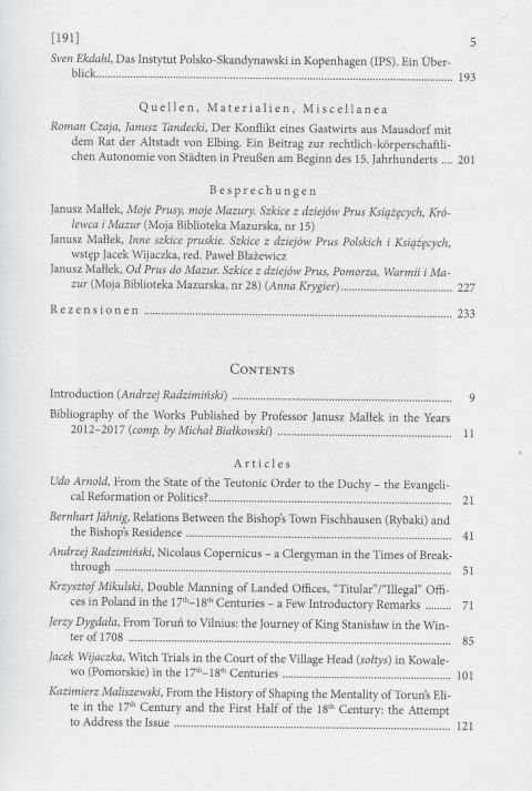 Zapiski historyczne poświęcone historii Pomorza i krajów bałtyckich, tom LXXXII, rok 2017, zeszyt 2 Zapiski historyczne poświęcone historii Pomorza i krajów bałtyckich, tom LXXXII, rok 2017, zeszyt 2
