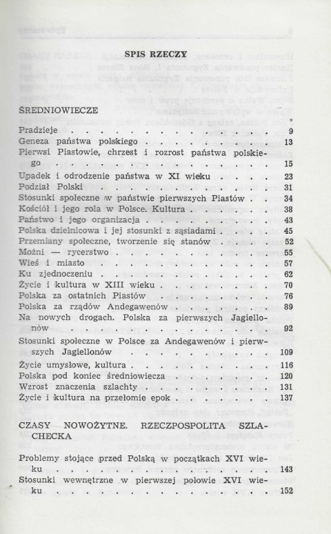 Zarys dziejów Polski do roku 1864 Zarys dziejów Polski do roku 1864