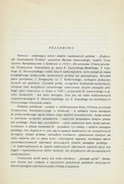 Zarys historii pieniądza polskiego Zarys historii pieniądza polskiego