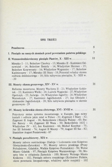 Zarys historii pieniądza polskiego Zarys historii pieniądza polskiego