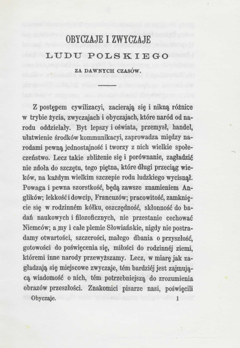 Dawne obyczaje i zwyczaje szlachty i ludu wiejskiego w Polsce i w ościennych prowincyach Dawne obyczaje i zwyczaje szlachty i ludu wiejskiego w Polsce i w ościennych prowincyach