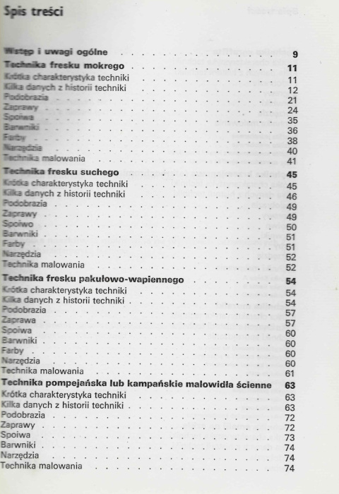 Techniki malarskie spoiwa mineralne Techniki malarskie spoiwa mineralne