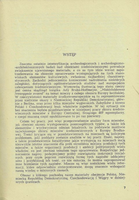 Miecze środkowoeuropejskie z X-XV w. Miecze środkowoeuropejskie z X-XV w.