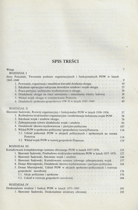 Pomorski Okręg Wojskowy 1945-1987. Zarys dziejów Pomorski Okręg Wojskowy 1945-1987. Zarys dziejów