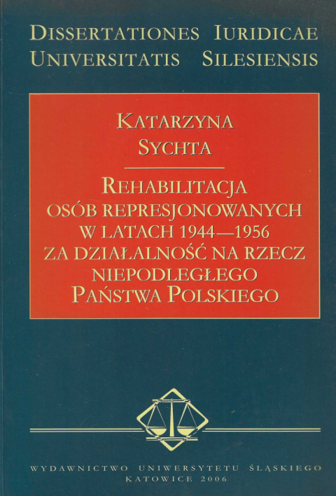 Rehabilitacja osób represjonowanych w latach 1944-1956 za działalność na rzecz niepodległego Państwa Polskiego Rehabilitacja osób represjonowanych w latach 1944-1956 za działalność na rzecz niepodległego Państwa Polskiego