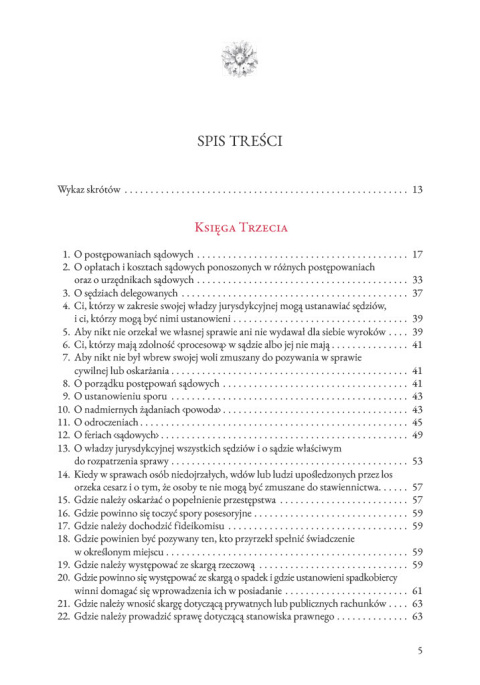 Kodeks justyniański tom II Kodeks justyniański tom II