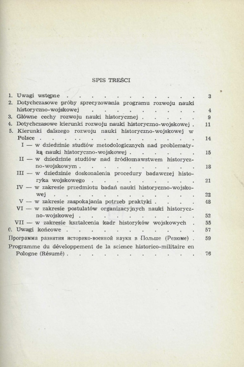 Program rozwoju nauki historyczno-wojskowej w Polsce Program rozwoju nauki historyczno-wojskowej w Polsce