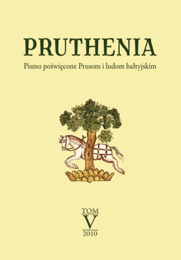 Pruthenia. Pismo poświęcone Prusom i ludom bałtyjskim Tom V