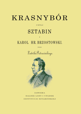 Krasnybór czyli Sztabin i Karol hr. Brzostowski