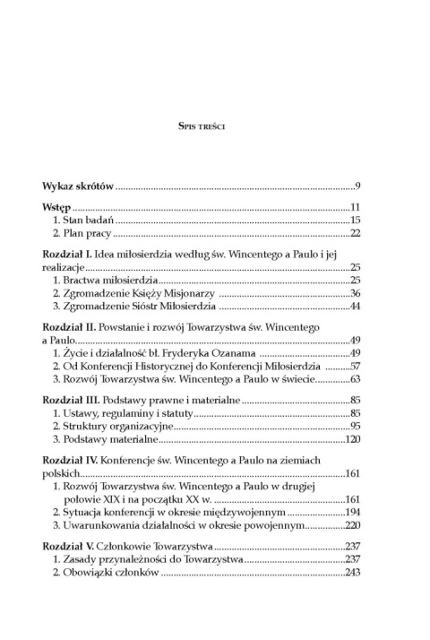Towarzystwo św. Wincentego a Paulo na ziemiach polskich w latach 1850 - 1959 Towarzystwo św. Wincentego a Paulo na ziemiach polskich w latach 1850 - 1959