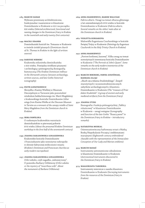Sztuka w kręgu krakowskich dominikanów. Nowe studia Sztuka w kręgu krakowskich dominikanów. Nowe studia