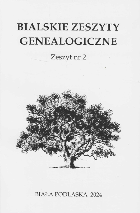 Bialskie Zeszyty Genealogiczne - Zeszyt nr 2