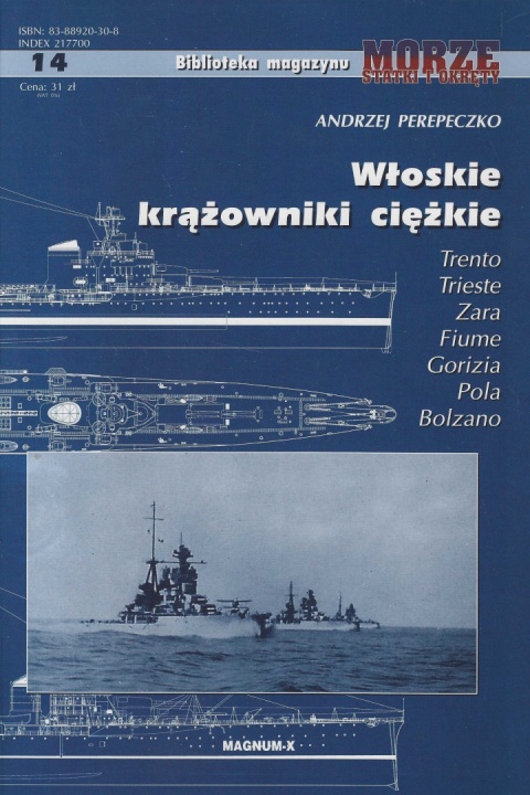 Włoskie krążowniki ciężkie Trento Trieste Zara Fiume Gorizia Pola Bolzano
