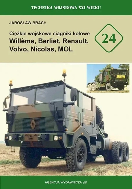 Ciężkie wojskowe ciągniki kołowe Willeme, Berliet, Renault, Volvo, Nicolas, MOL