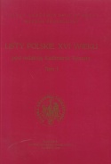 Listy polskie XVI wieku Tomy I - III