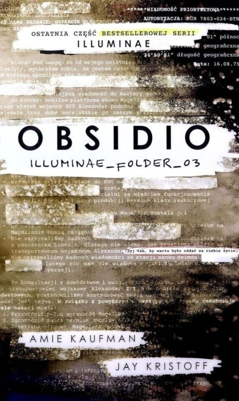 OBSIDIO - Amie Kaufman, Jay Kristoff (oprawa twarda)