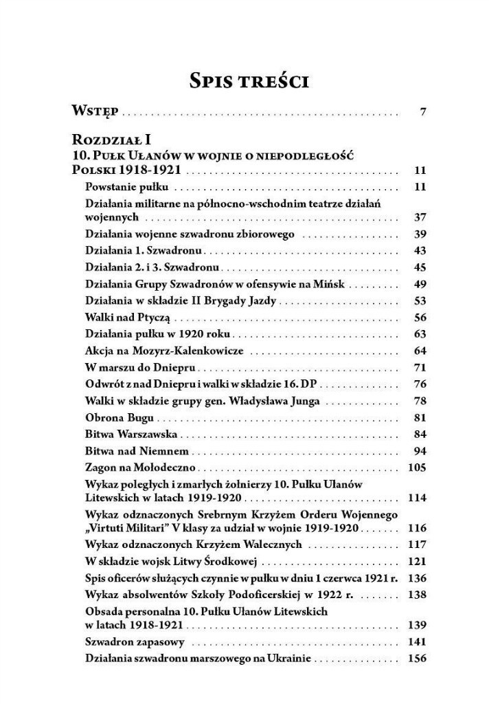 10 Pułk Ułanów Litewskich 1918-1939 10 Pułk Ułanów Litewskich 1918-1939