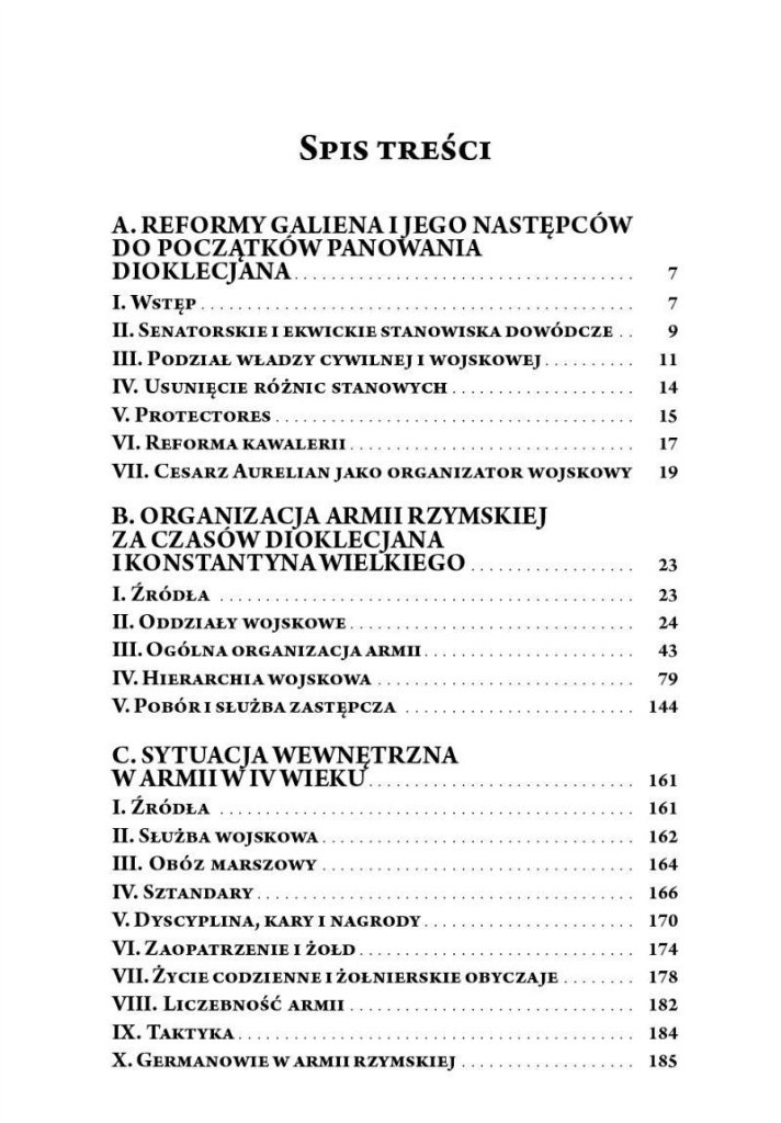Armia Rzymska od cesarza Galiena do początków Armia Rzymska od cesarza Galiena do początków