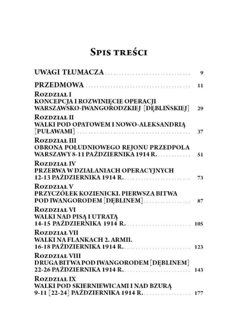 Krwawy październik 1914 Tom I