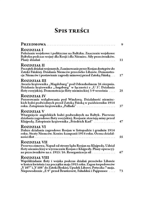 Wojna morska na Bałtyku 1914-1918 Wojna morska na Bałtyku 1914-1918