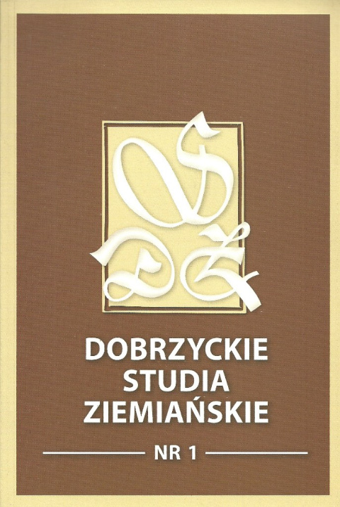 Dobrzyckie studia ziemiańskie nr 1