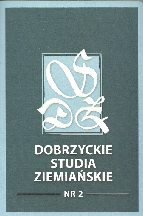 Dobrzyckie studia ziemiańskie Nr 2 Dobrzyckie studia ziemiańskie Nr 2