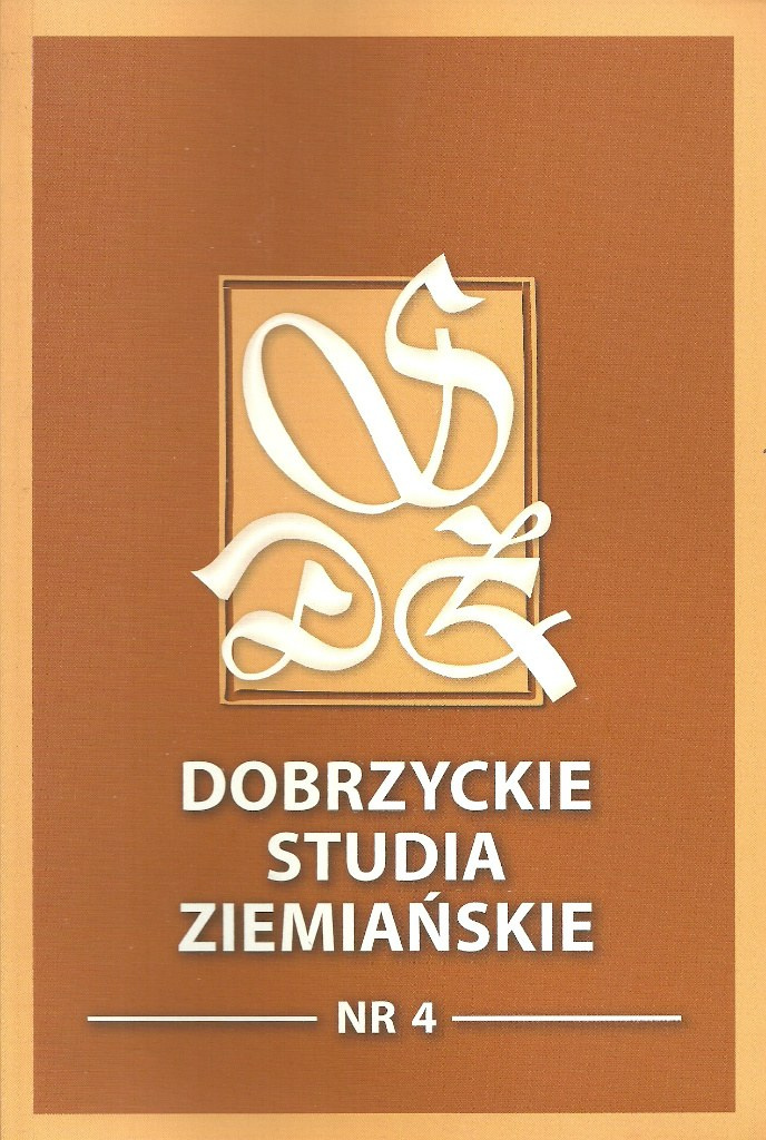 Dobrzyckie studia ziemiańskie nr 4 Dobrzyckie studia ziemiańskie nr 4
